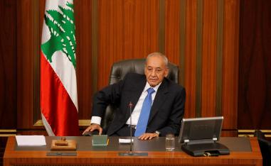 Lebanese Parliament Speaker Nabih Berri