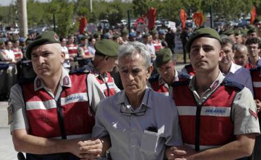 The Izmir public prosecutor in the Aegean region issued arrest warrants for 35 suspects including 20 soldiers