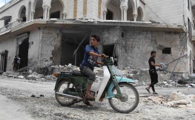 Regime air strikes on Tuesday killed 11 civilians in Idlib's south