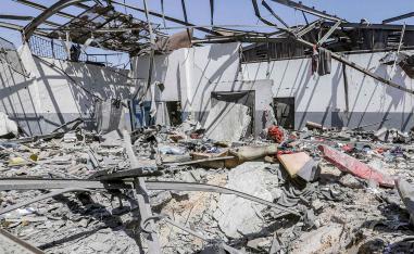 The attack is the second major air strike blamed on Haftar’s forces 