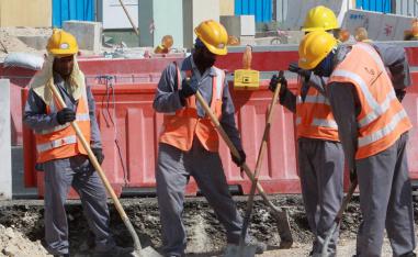 Workers on billion-dollar construction projects are living in tragic conditions