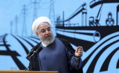 Rouhani said his government was ready to use "both hands" of power and diplomacy