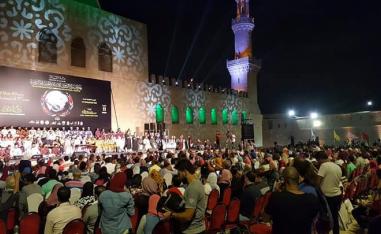 جمهور مهرجان سماع 2018 في قلعة صلاح الدين بالقاهرة (الصورة من صفحة المهرجان على فيسبوك) 