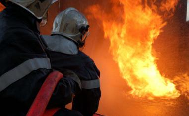 Algerian firefighters