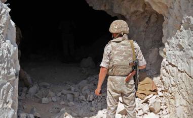 It was used primarily by fighters from jihadist groups, among them the alliance known as Hayat Tahrir al-Sham