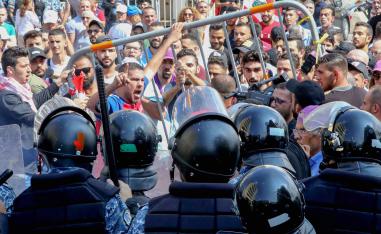 Lebanon, heavily indebted, faces financial strains linked to a slowdown in capital inflows needed for the funding of the government