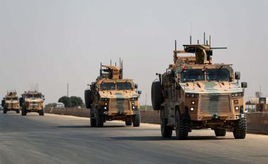 Turkish military convoy