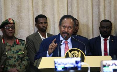 رئيس وزراء السودان عبدالله حمدوك 