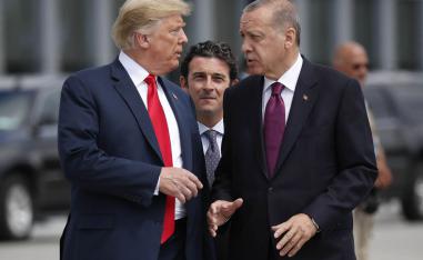 الرئيس الأميركي دونالد ترامب ونظيره التركي رجب طيب أردوغان