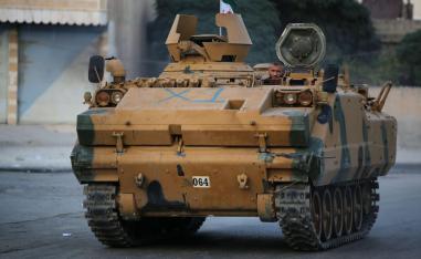 SDF commander Mazloum Abdi said that Turkey was blocking his forces' withdrawal