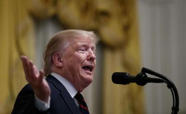 US President Donald Trump 