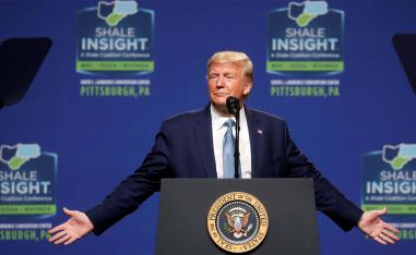 US President Donald Trump 