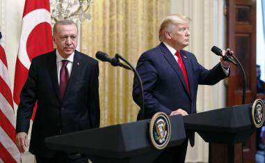 الرئيسان الأميركي دونالد ترامب والتركي رجب طيب اردوغان