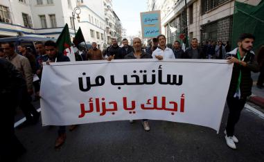 Marchers on Saturday also voiced their support for the military