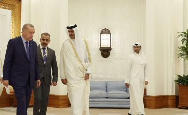 أمير قطر الشيخ تميم بن حمد آل ثاني والرئيس التركي رجب طيب أردوغان