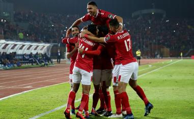 لاعبو النادي الأهلي المصري