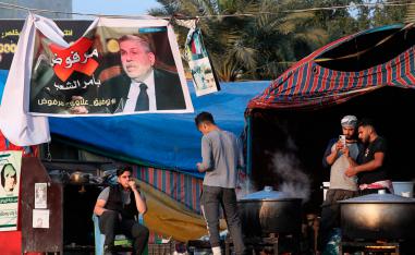 توافق بين المتظاهرين على رفض علاوي على خلاف السياسيين