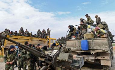 The town lies at the junction of two main roads that President Bashar al-Assad seeks to fully control