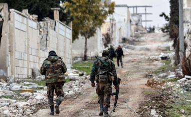 Heightening tensions, a regime helicopter was downed by rocket fire in Idlib province on Tuesday