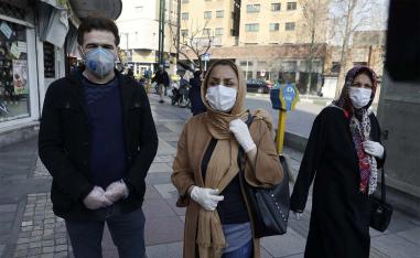 Iranians are taking extra caution to avoid getting infected