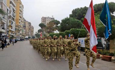 سرايا المقاومة اللبنانية تستعرض قوتها في الضاحية الجنوبية لبيروت