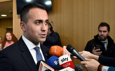 "We all agreed to create a mission to block the entry of arms into Libya, with rules of engagement," di Maio said.