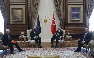 EU has slammed Turkey for what it says is "blackmail" over the migrants issue