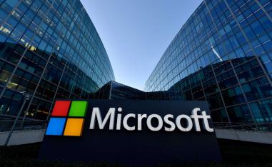 Headquarters of American multinational technology company Microsoft in Paris, France
