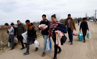 Turkey hosts some 3.6 million refugees from Syria, where its troops are facing off against Russian-backed Syrian government forces