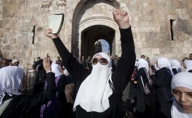 المقدسيون دافعوا عن المسجد الاقصى امام هجمات المستوطنين