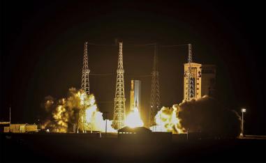 Iranian rocket carrying a satellite