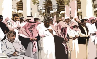 طرح هذا الوباء موضوع طريقة الجلوس والصلاة في المساجد