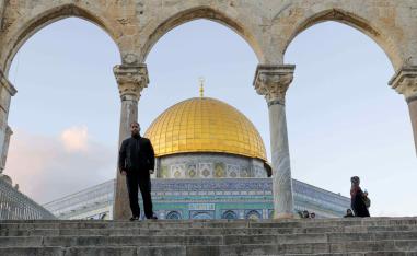 "It is an honour from God that this family has been blessed with beautiful voices to be able to call the prayer in the Al-Aqsa mosque," he said