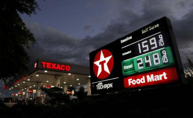 US gasoline prices had dropped to their lowest levels in four years