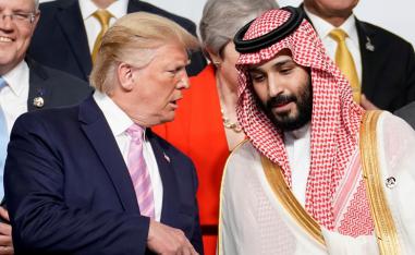 الرئيس الاميركي دونالد ترامب وولي العهد السعودي الامير محمد بن سلمان