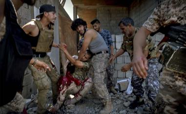 Injured GNA fighter