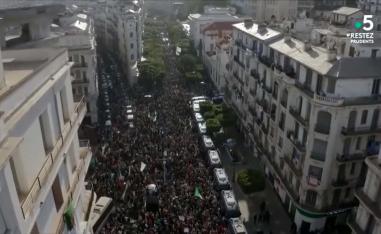 Hirak protest in Algiers