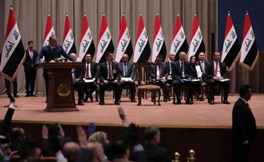 جلسة البرلمان العراقي للتصويت على حكومة مصطفى الكاظمي