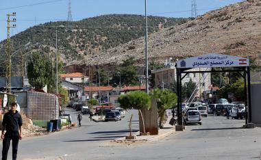Masnaa border crossing between Lebanon and Syria