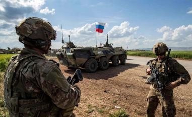 Russian soldiers in Syria