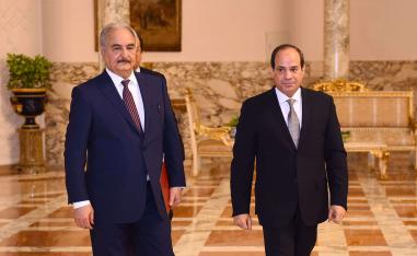 توافق بين السيسي وحفتر على رفض التواجد التركي في ليبيا