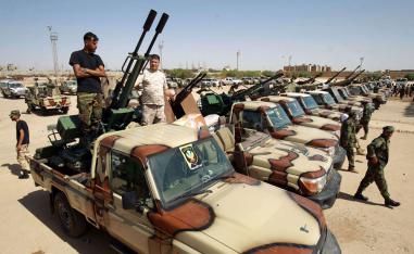 قوات الجيش الوطني الليبي بقيادة حفتر تتجه نحو سرت