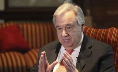 Guterres noted the opposition to annexation, including within Israeli society