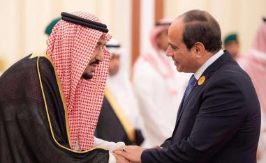 الملك السعودي سلمان بن عبدالعزيز والرئيس المصري عبدالفتاح السيسي