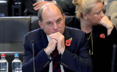 Britain's defence minister Ben Wallace 