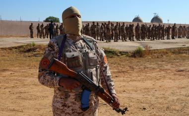 قوات حرس النفط في مصفاة الزاوية