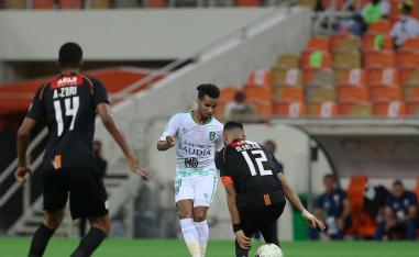 مباراة الاهلي والشباب (الصورة من حساب النادي الأهلي على تويتر)