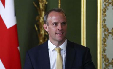 British foreign minister Dominic Raab 