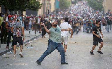 Lebanese protesters are enraged by deadly Beirut explosion blamed on government negligence