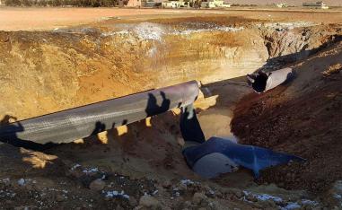 The Arab Gas Pipeline system extends from Egypt into Jordan and Syria.